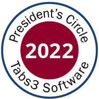 Presidents Circle Logo Tabs3 Software 2022